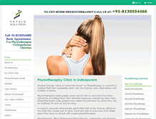 Tablet Screenshot of physiosolution.com